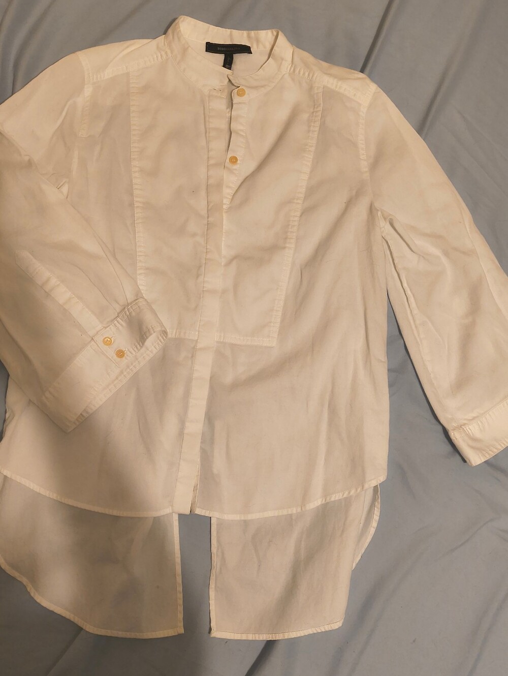 BCBG Max Azria White Flowy Blouse